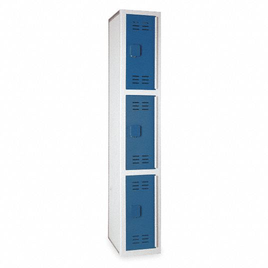 Plastic Locker,Unassembled,Triple Tier - Grainger