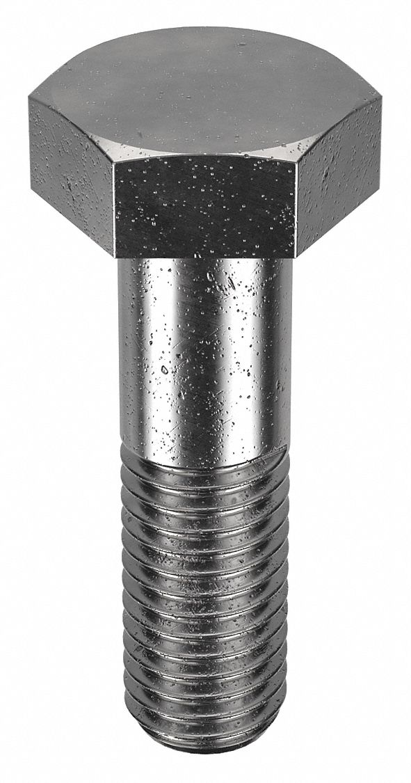 STRUCTURAL BOLT, STEEL, A325 TYPE 1, BLACK OXIDE, ½