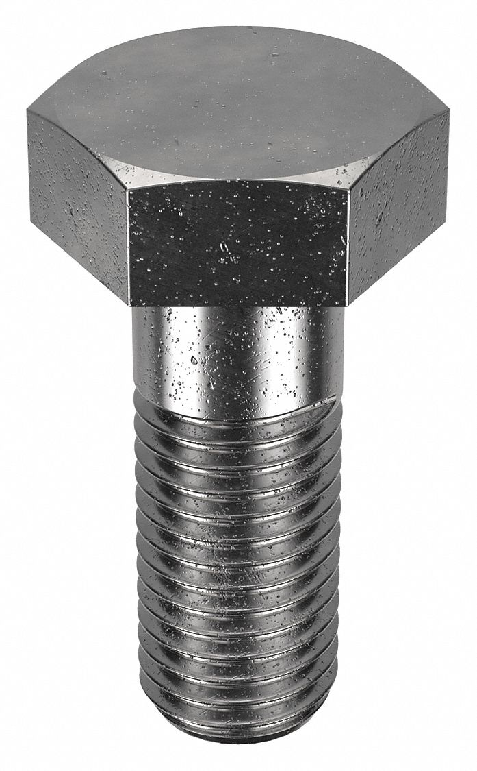 STRUCTURAL BOLT, STEEL, A325 TYPE 1, BLACK OXIDE, ¾"-10 THREAD, 2 IN L, HRC25, 2A, 10 PK