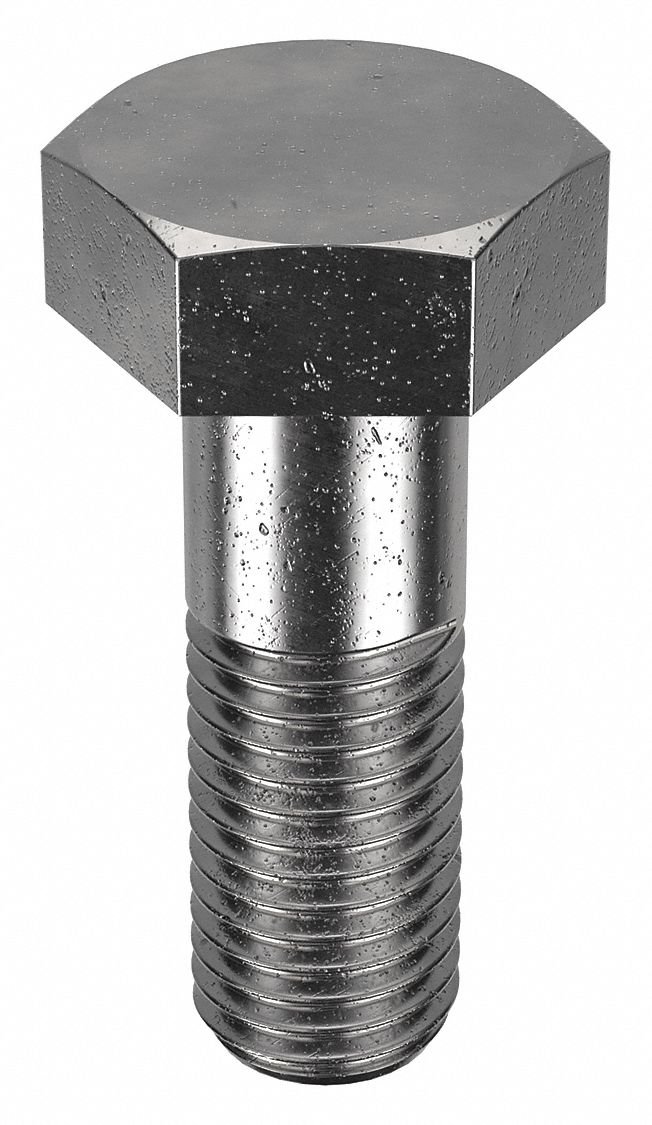 STRUCTURAL BOLT, STEEL, A325 TYPE 1, BLACK OXIDE, ⅝