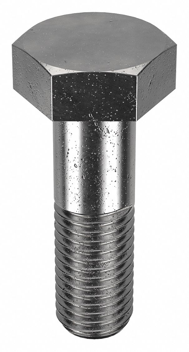 STRUCTURAL BOLT, STEEL, A325 TYPE 1, BLACK OXIDE, ¾"-10 THREAD, 2½ IN L, HRC25, 2A, 10 PK