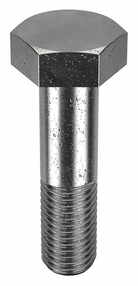 STRUCTURAL BOLT, STEEL, A325 TYPE 1, BLACK OXIDE, ¾"-10 THREAD, 3 IN L, HRC25, 2A, 10 PK