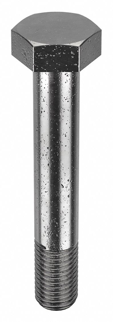 STRUCTURAL BOLT, STEEL, A325 TYPE 1, BLACK OXIDE, ⅞"-9 THREAD, 5½ IN L, HRC25, 2A, 5 PK