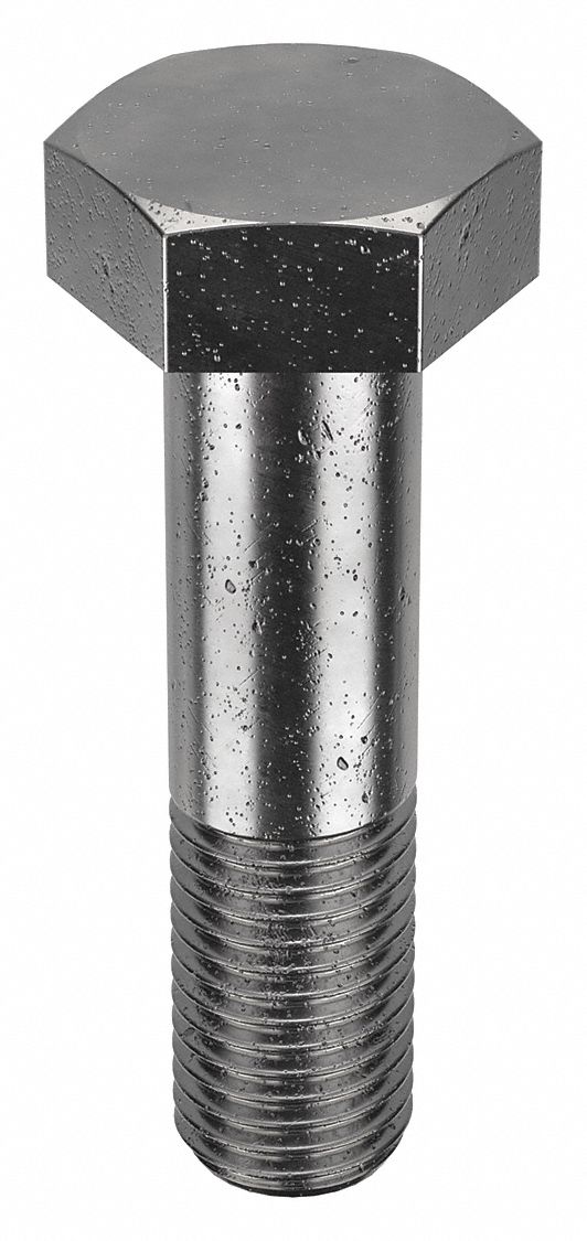 Structural Bolt: Steel, A325 Type 1, Black Oxide, 1"-8 Thread Size, 4 in lg, Globally Sourced, 5 PK
