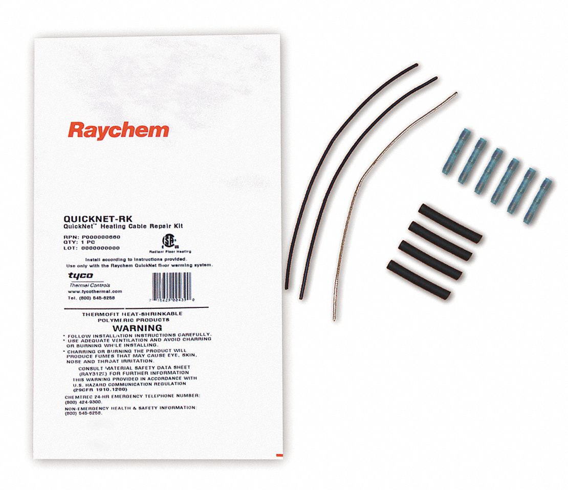 Raychem Floor Heating Repair Kit 1taa5 Quicknet Rk Grainger
