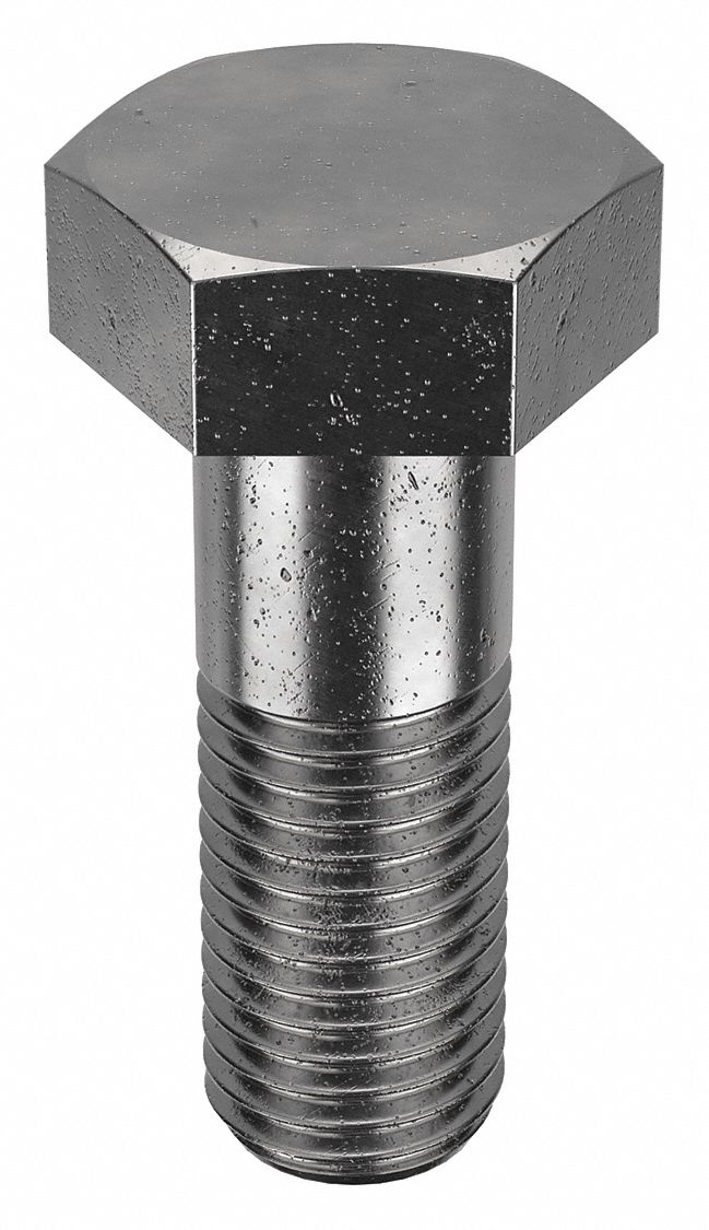 Structural Bolt: Steel, A325 Type 1, Black Oxide, 1 1/8"-7 Thread Size, 3 1/4 in lg, 5 PK