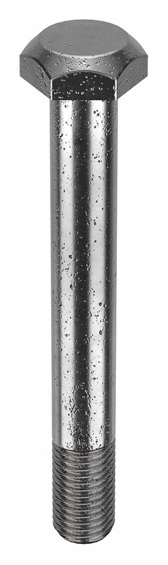 Structural Bolt: Steel, A325 Type 1, Black Oxide, 1 1/8"-7 Thread Size, 9 in lg, Made in USA*, 5 PK