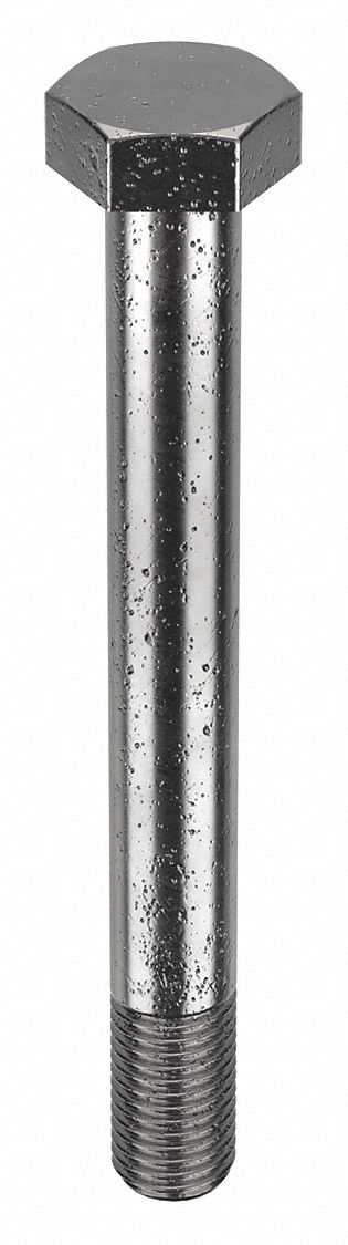 Structural Bolt: Steel, A325 Type 1, Black Oxide, 1 1/8"-7 Thread Size, 10 in lg, 5 PK