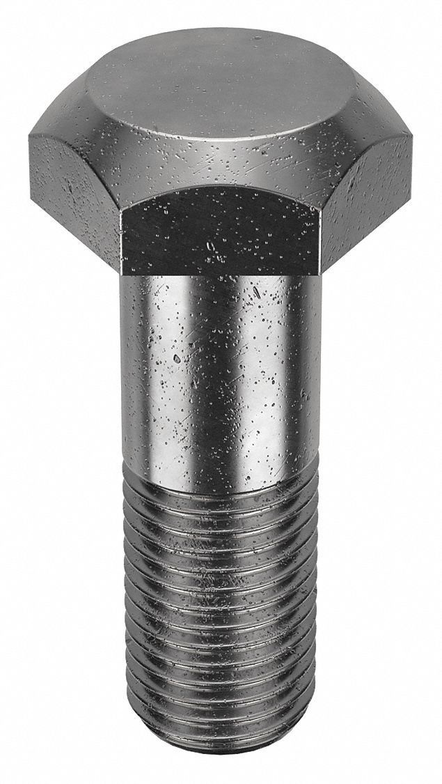 Structural Bolt: Steel, A325 Type 1, Black Oxide, 1 1/4"-7 Thread Size, 3 3/4 in lg, 5 PK