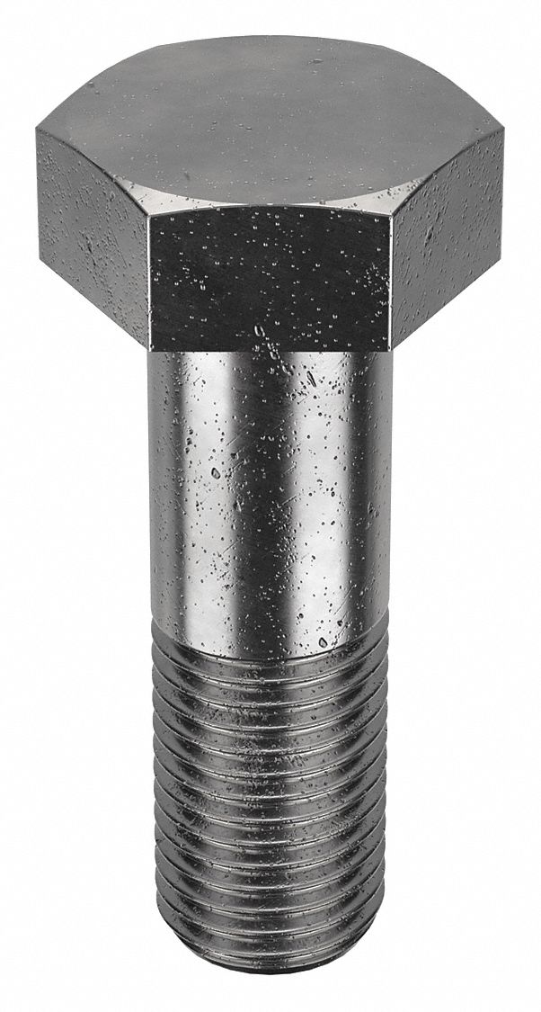 Structural Bolt: Steel, A325 Type 1, Black Oxide, 1 1/4"-7 Thread Size, 4 in lg, 5 PK