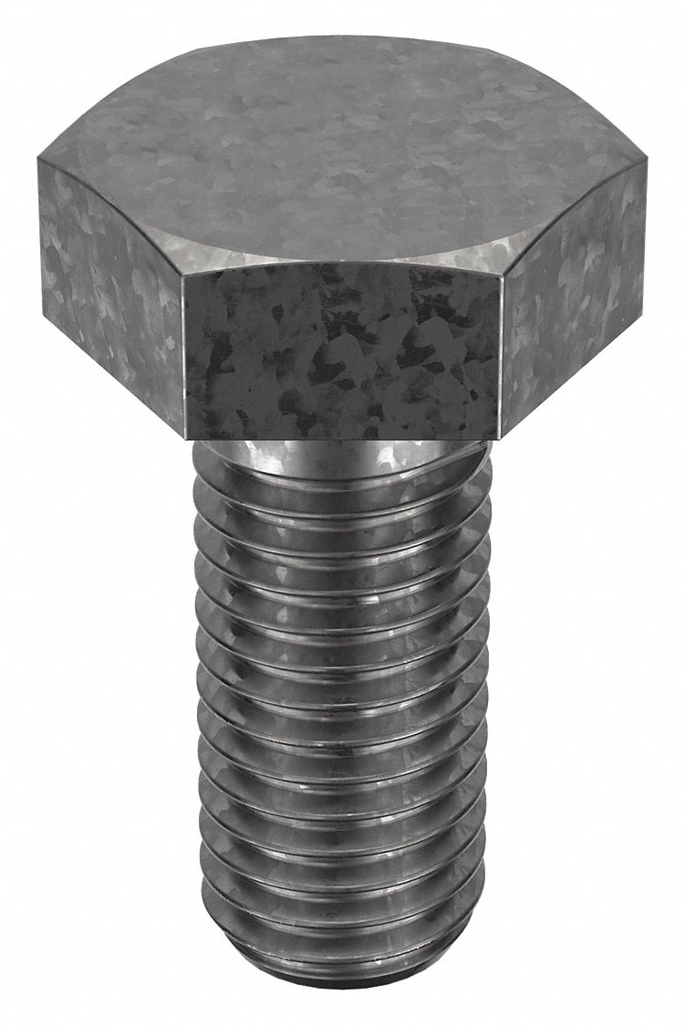 Structural Bolt: Steel, A325 Type 1, Hot Dipped Galvanized, 3/4"-10 Thread Size, 1 3/4 in lg, 10 PK