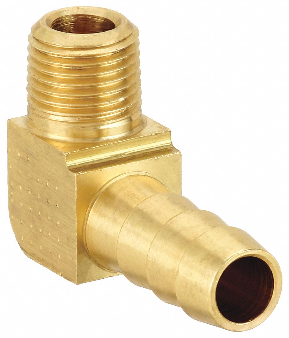 PARKER, For 5/16 in Hose I.D., Hose Barb x NPT, Barbed Hose Fitting