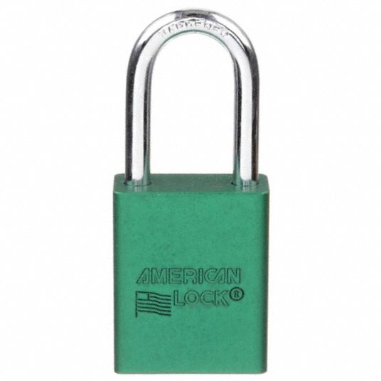 AMERICAN LOCK, Keyed Different, Aluminum, Lockout Padlock - 1TDB9 ...