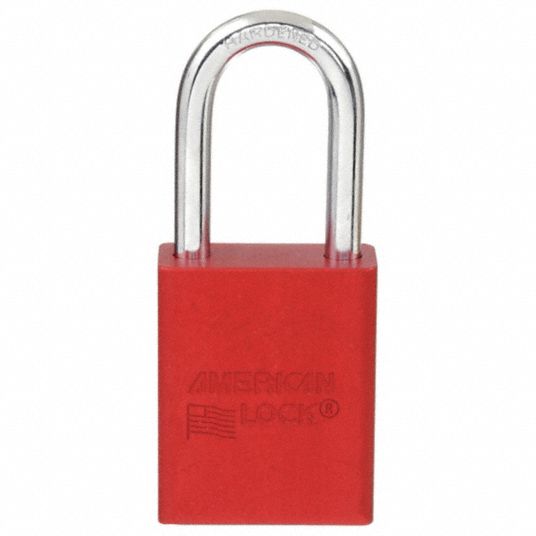 American Lock AL51 Brass Padlock with Blade Tumbler Keyed Different