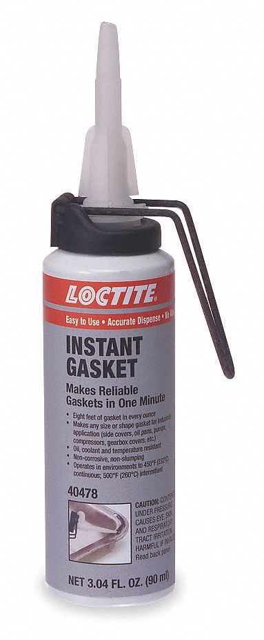 RTV GASKET MAKER, SI 5900, 3.04 FL OZ, PRESSURIZED CAN, TRIGGER, BLACK, OIL RESISTANT
