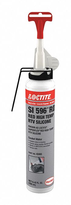 LOCTITE High Temp. Red Gasket Sealant, 190mL 1TDX540465 Grainger