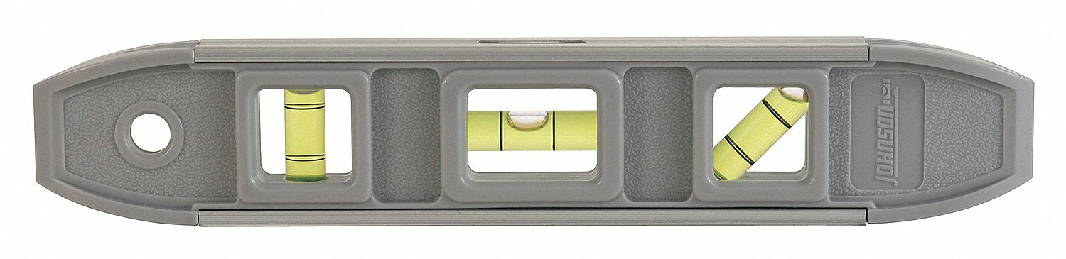 MAGNETIC ALUMINUM TORPEDO LEVEL,9 IN