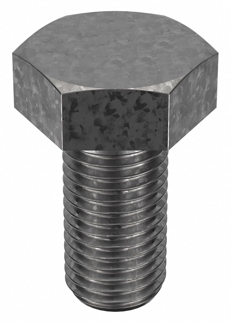 STRUCTURAL BOLT, STEEL, A325 TYPE 1, HOT DIPPED GALVANIZED, ⅞