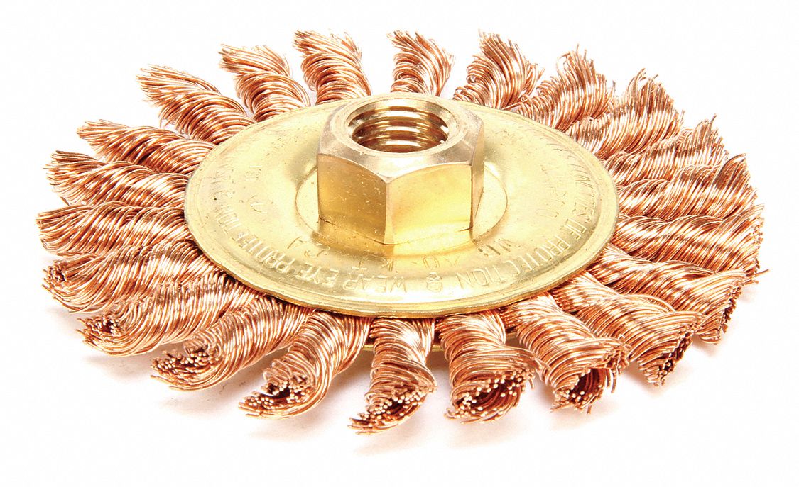 Knot Wire Wheel Brush Threaded Arbor