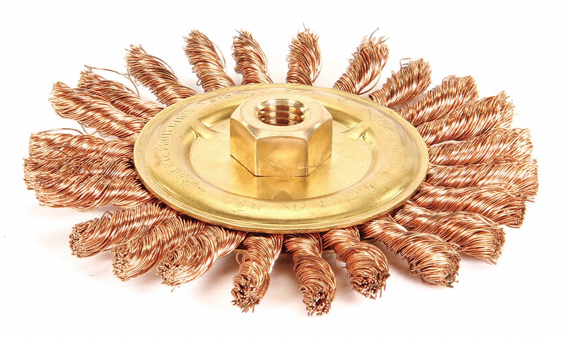 Knot Wire Wheel Brush Threaded Arbor
