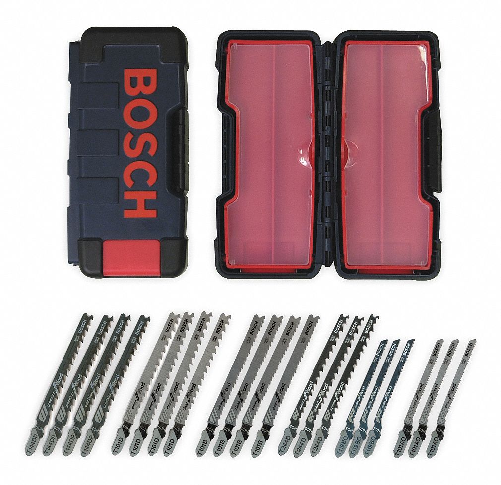 BOSCH, 10/12/20/6, Metal, Jig Saw Blade Set 1TEH5TW21HC Grainger