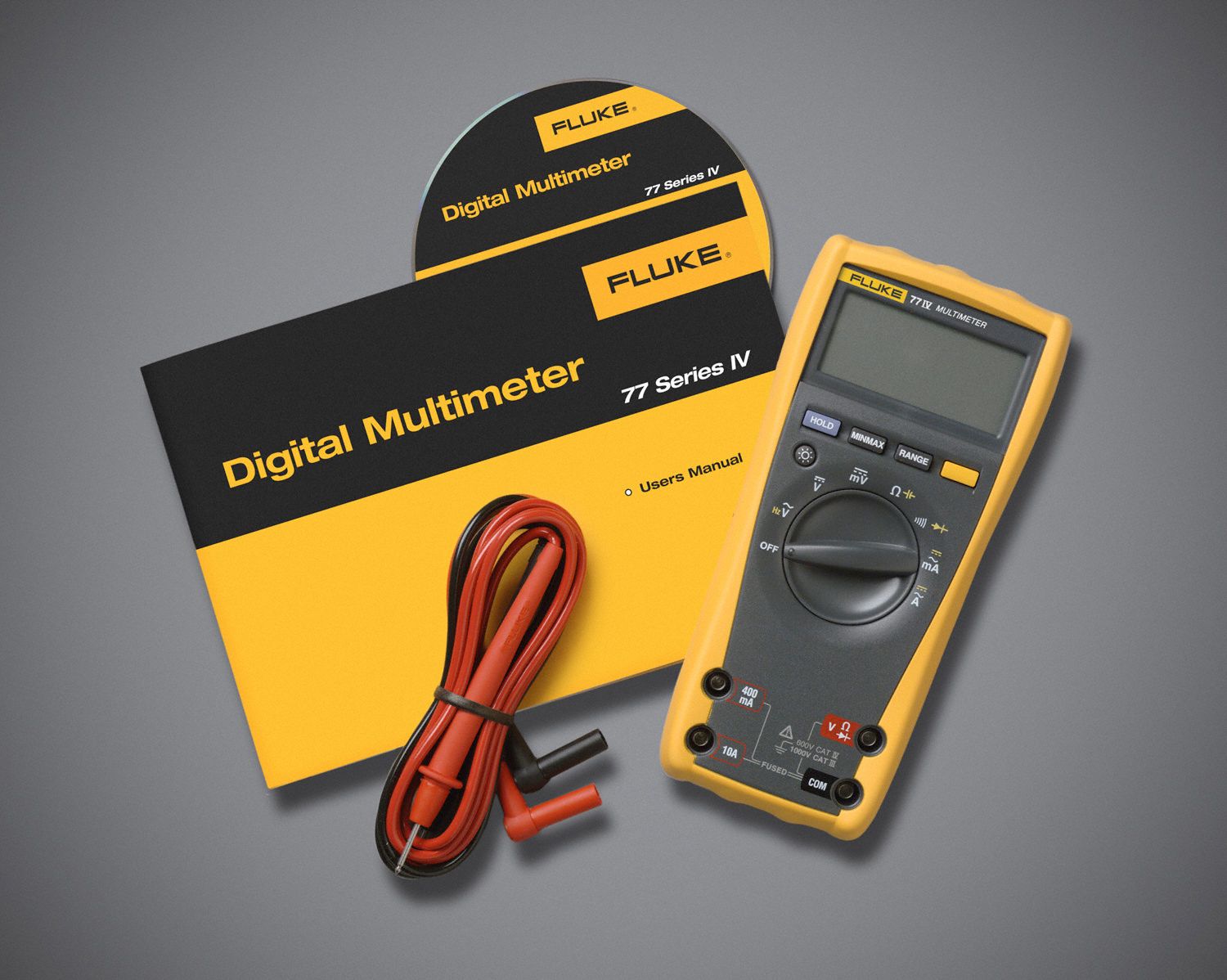 FLUKE Digital Multimeter: 6000 Instrument Counts, +/-0.30% of Reading