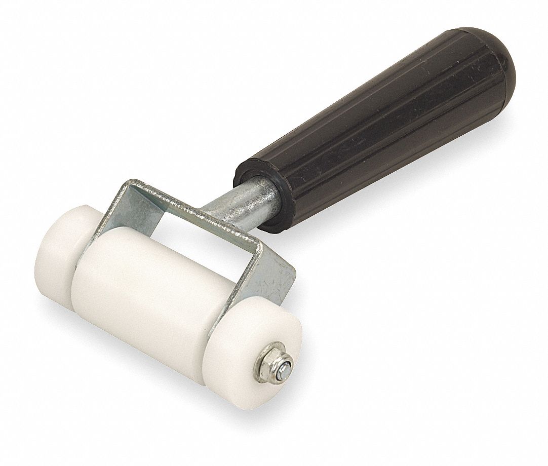 Seam Roller,3 1/2 In,Solid Nylon Roller - Grainger