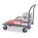 PLATFORM TRUCK, GREY, 30⅜X36¼X51⅝ IN, POWDER COATED STEEL, 2,000 LB CAPACITY, 6 IN WHEEL, 14 GA, REMOVABLE RAISED HANDLE