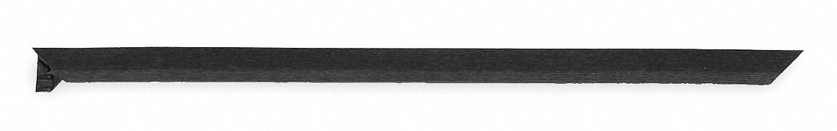 Mat Ramp, Black, 2" x 3ft.