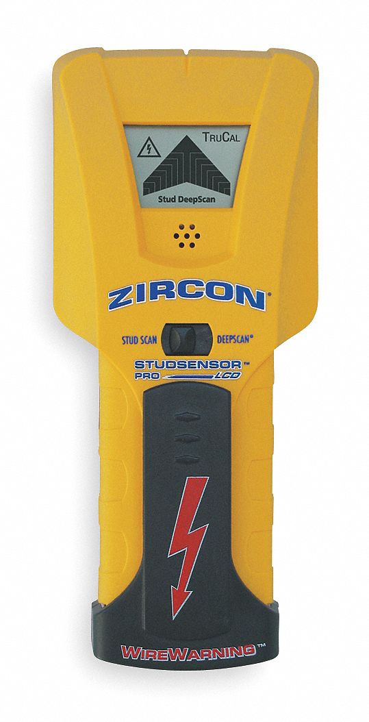 Electronic Stud Finder: Multifunction, Stud 1-1/2 in/Volt 2 in