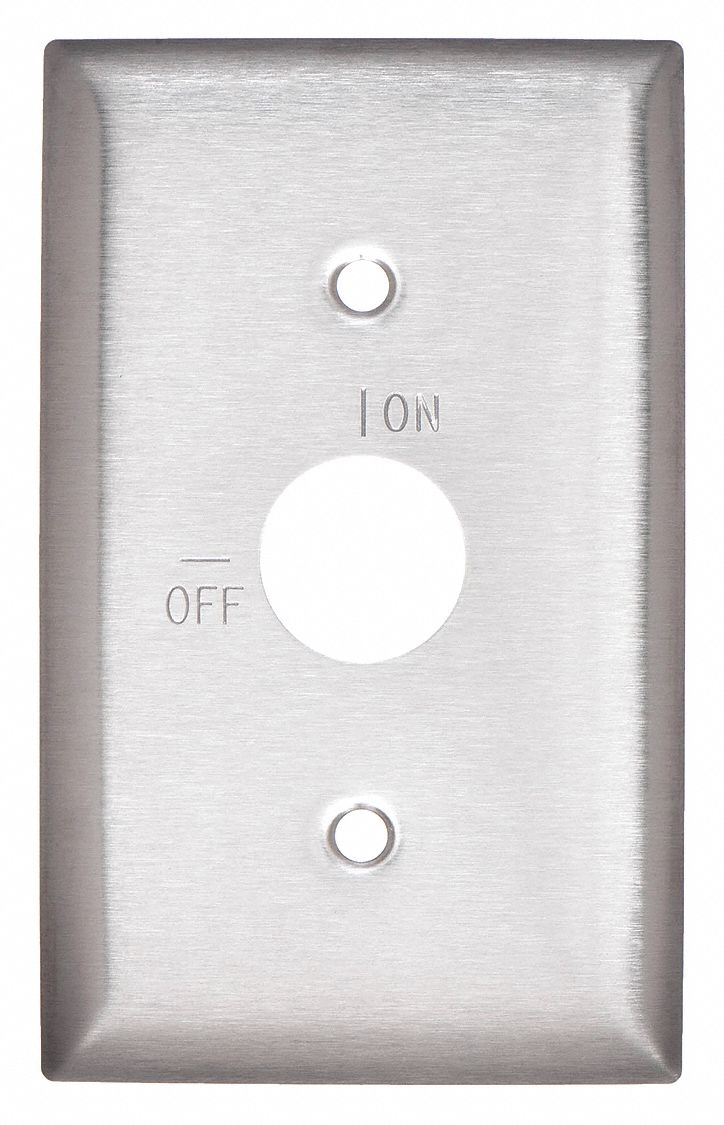 PLAQUE PAROI CLE EN BARIL, ACIER INOX