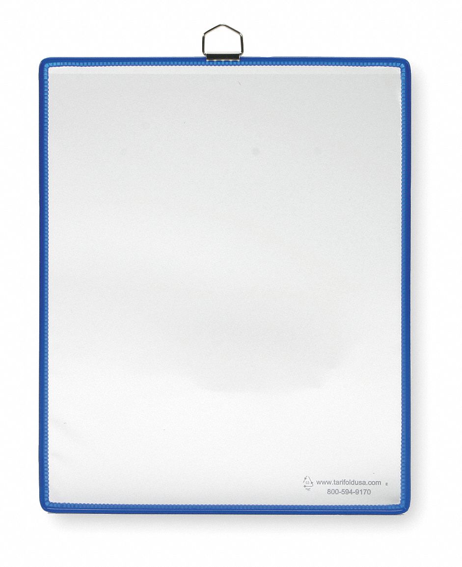 SHEET POCKET WITH HANGER,BLUE,PK5