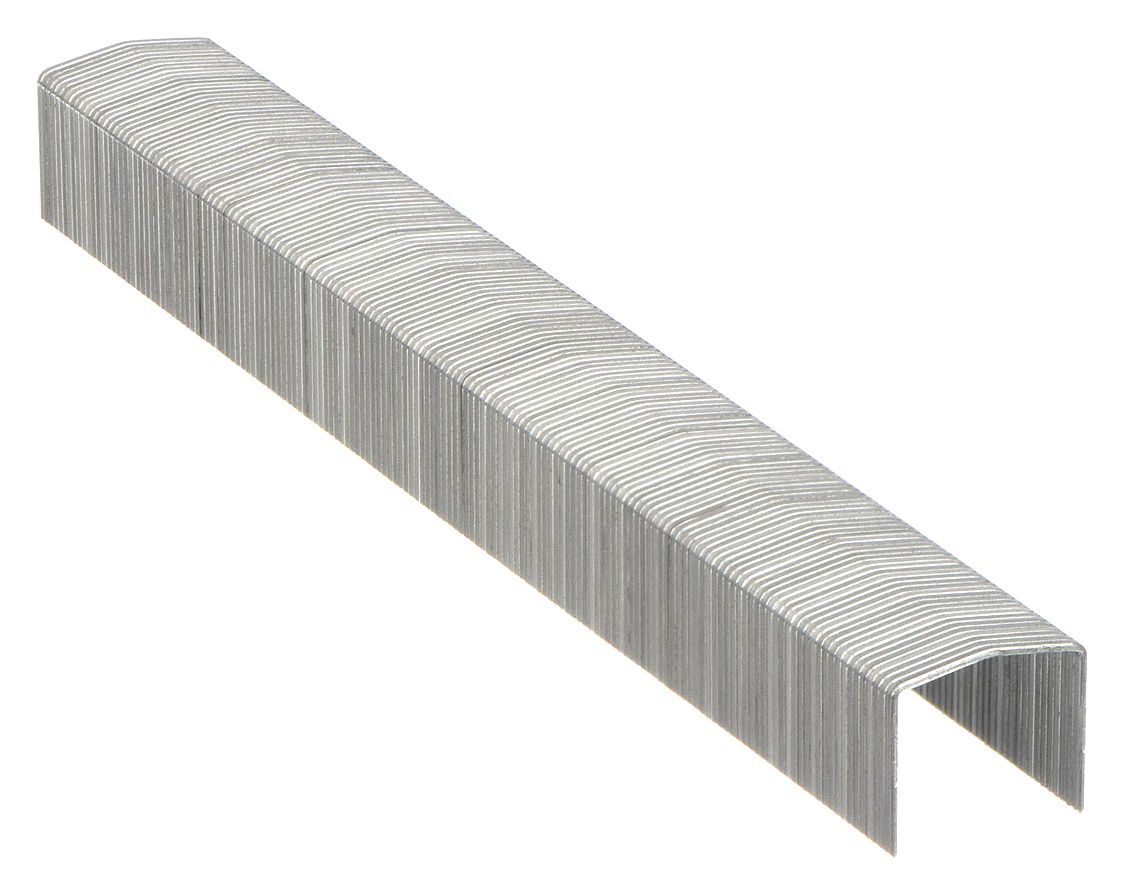 STAPLES, STEEL, ½ IN LEG L, 7/16 IN CROWN, 4000/BOX, FOR T6-8/T6-80C2/USO56-1 STAPLER