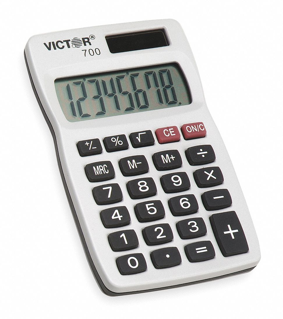 POCKET CALCULATOR,LCD,8 DIGITS