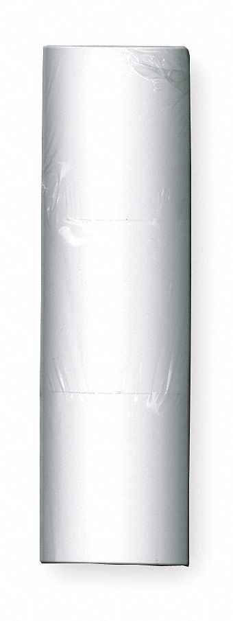 PAPER ROLL,2-1/2 IN.W,WHITE,PK3