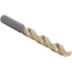 Black-&-Gold Finish Parabolic-Flute Non-Coolant-Through High-Speed Steel Jobber-Length Drill Bits with Straight Shank