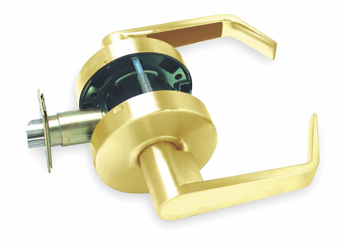 Lever Lockset,Mechanical,1TPK Angled Grainger