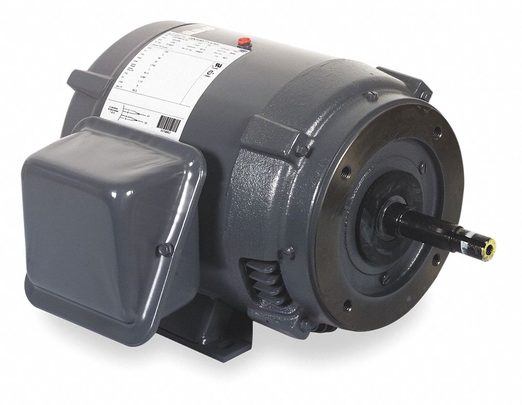 CloseCoupled Pump Motor, 5, Nameplate RPM 1750, 230, 213JM Grainger