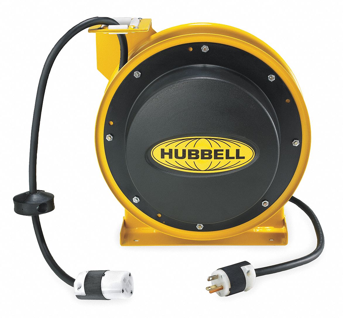 HUBBELL WIRING DEVICE-KELLEMS Retractable Cord Reel, 120VAC, Single ...