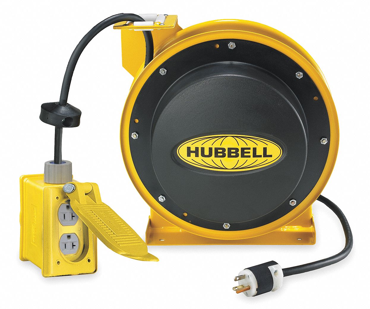 Hubbell Wiring Device Kellems Retractable Cord Reel 125vac