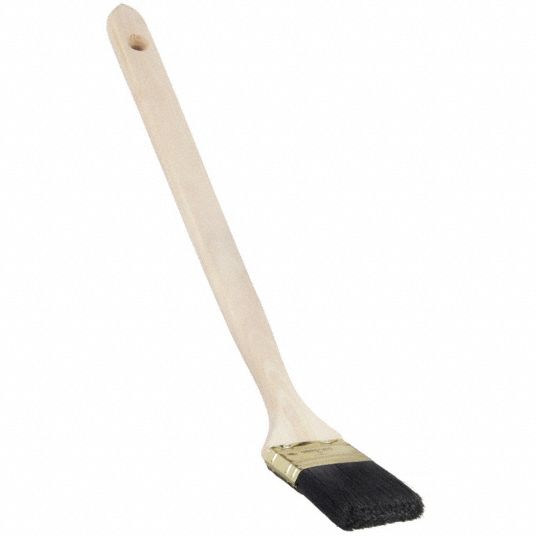 Weiler 95502 - 2 Bent Radiator Brush, Black Bristle, 2-1/4 B.L., Wood  Handle - 012382955021