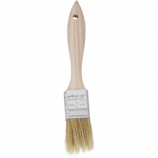 Disposable Brushes - Plain Wooden Handled Paint Brushes