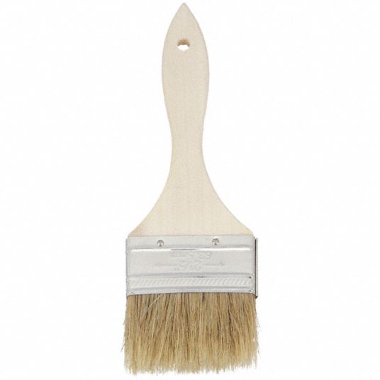 4 in. White China Bristle Flat Chip Brush