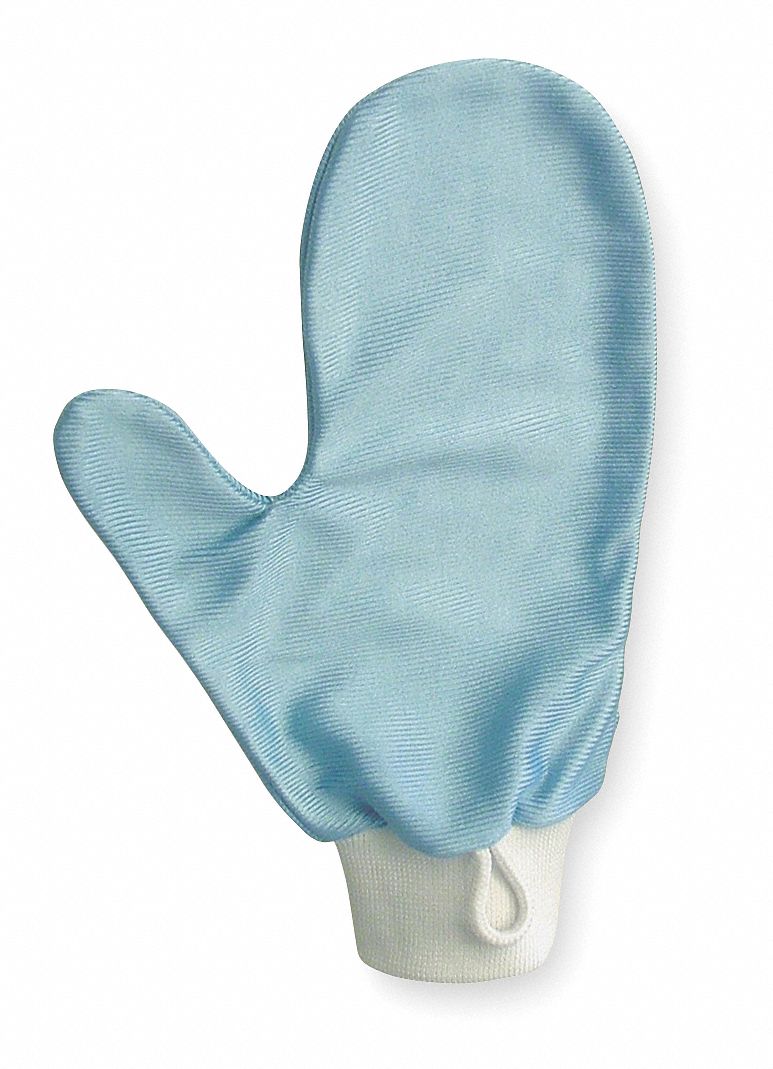 Duster Mitt Blue 10 1/2 in L