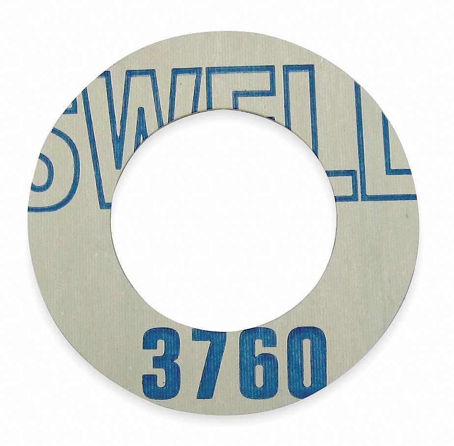 Gasket: 4 in Pipe Size, 6 7/8 in Outside Dia., 4 in Inside Dia., 1/16 in Thick