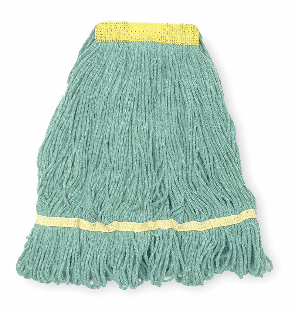 WET MOP,GREEN,COTTON