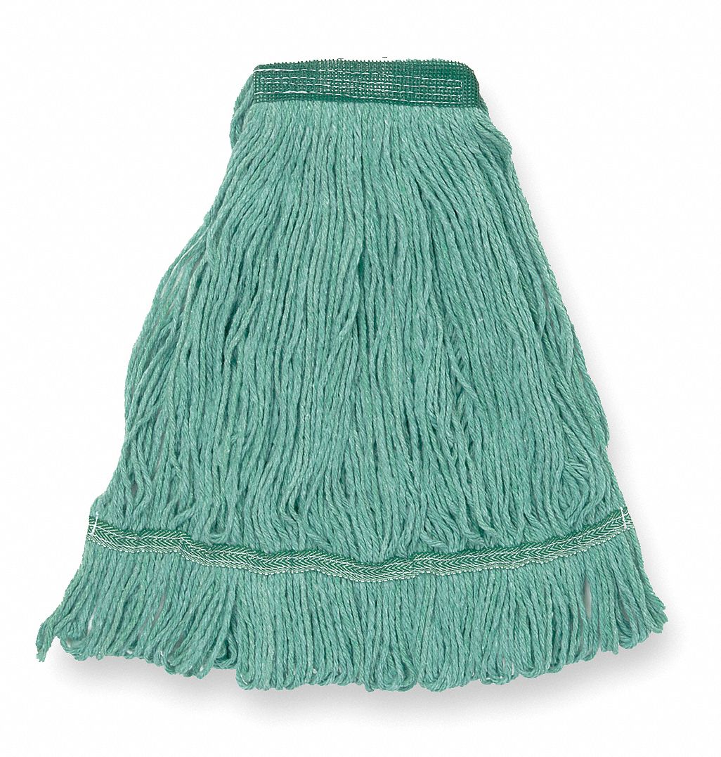 WET MOP,GREEN,COTTON
