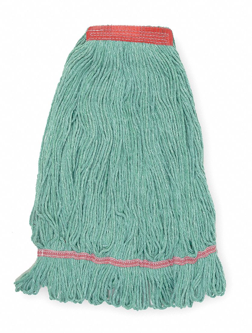WET MOP,GREEN,COTTON