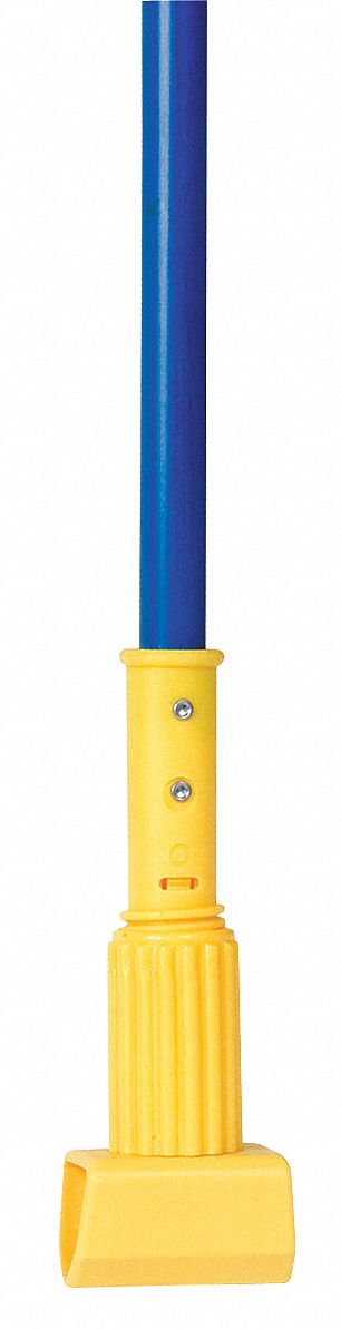 WET MOP HANDLE,60 IN L,BLUE