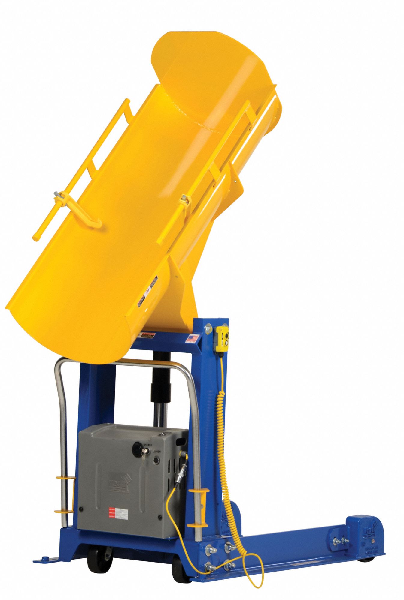 GRAINGER APPROVED Drum Dumper, 1000Lb, L59 1/2In 1TZ81HDD3610P